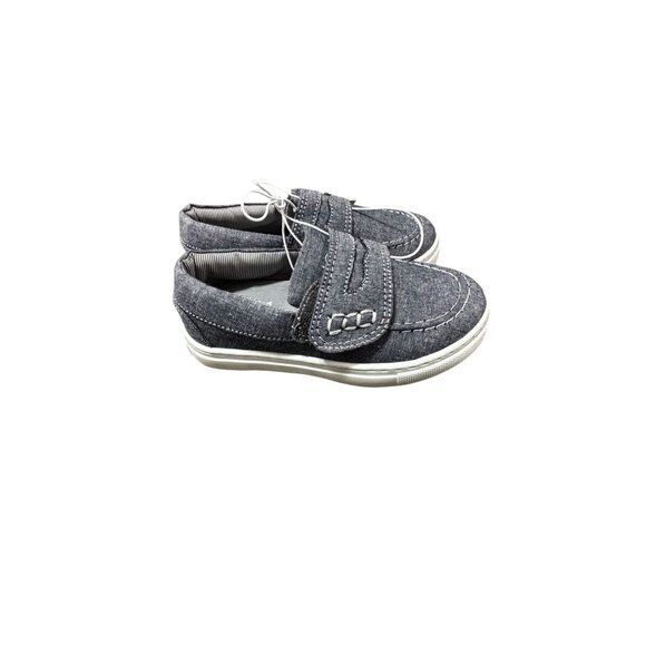 Jumping Beans Toddler Boys Denim Slip-On Shoes Size 10 - Picture 4 of 6